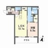 ソール　デ　リーヴル　西町 1LDKの間取り