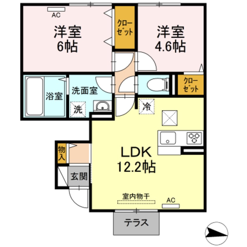 間取図 リヤンＡＪⅢ