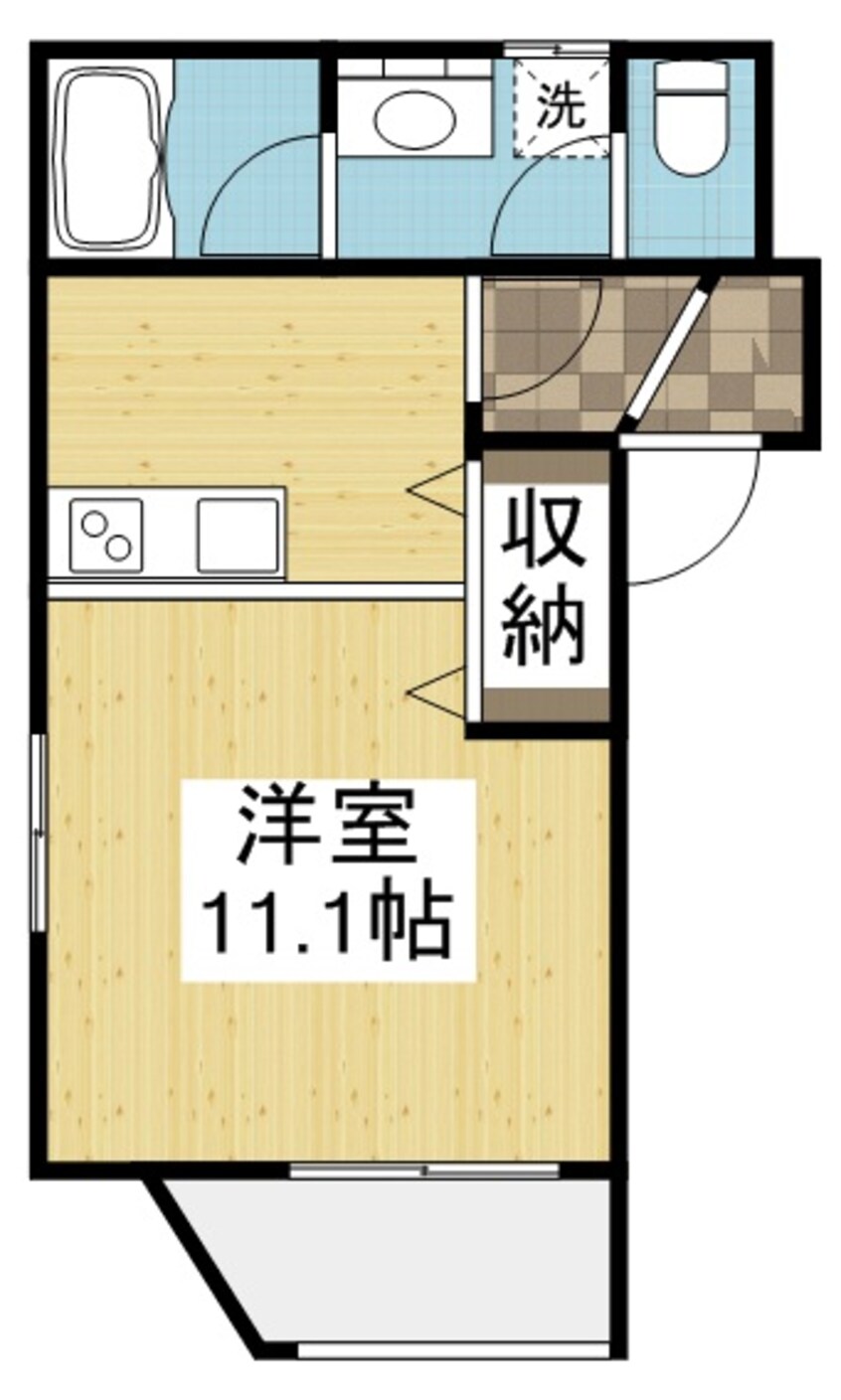 間取図 ポルシェ松浜