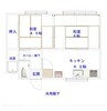 脇坂コーポ 2DKの間取り