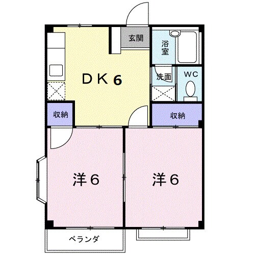 間取り図 エルディムカタオカ