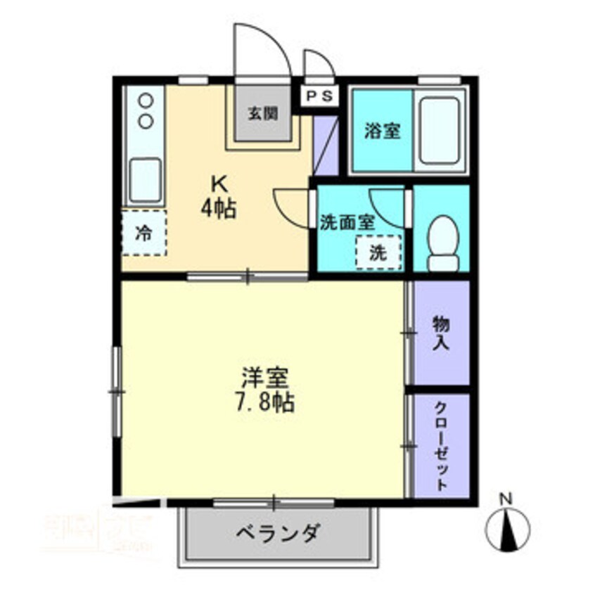 間取図 コンフォート城見