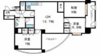 間取図 ダイアパレス御門