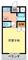 スズカハウスショールーム 1Kの間取り