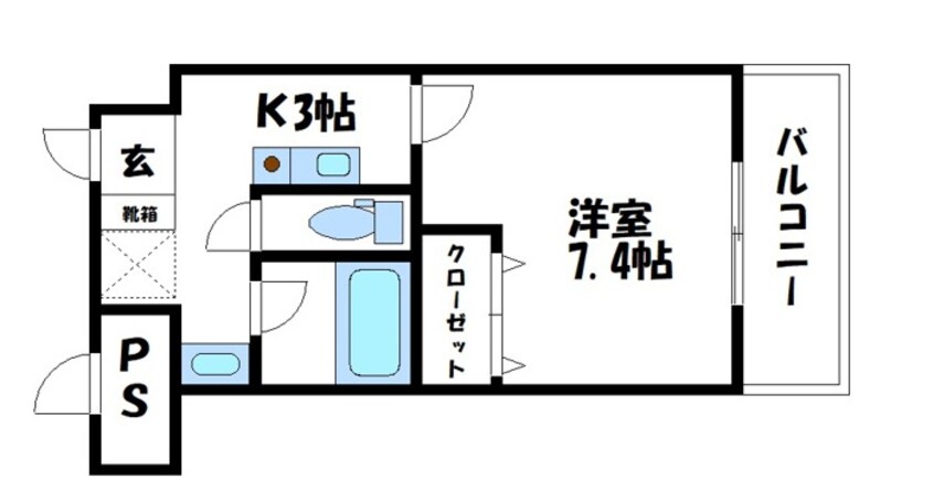間取図 フォックスレイク