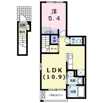 間取図 パステル