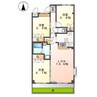 エクセラン春日 3LDKの間取り