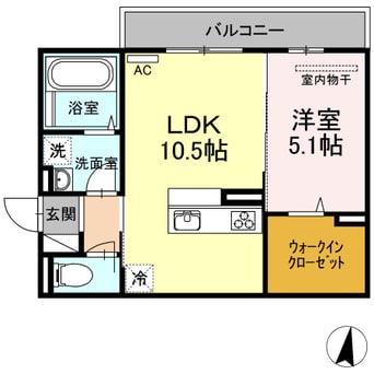 間取図 プレンティー新徳田