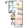 アミティエ 1LDKの間取り