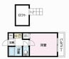 レオパレス南本庄 1Kの間取り