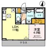 エスペランサ四番館 1LDKの間取り