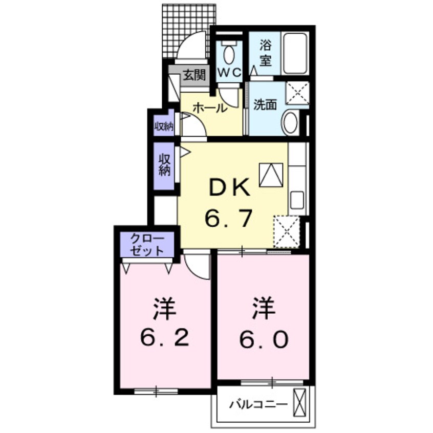 間取図 シュペール　ヴュー
