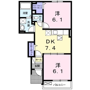 間取図 レジデンスアイビー