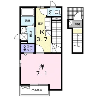 間取図 マイ　ディアⅡ