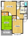 サンシャインB 2DKの間取り
