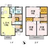 ひだまり館B棟 3LDKの間取り