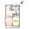 ハーブハウス 1LDKの間取り