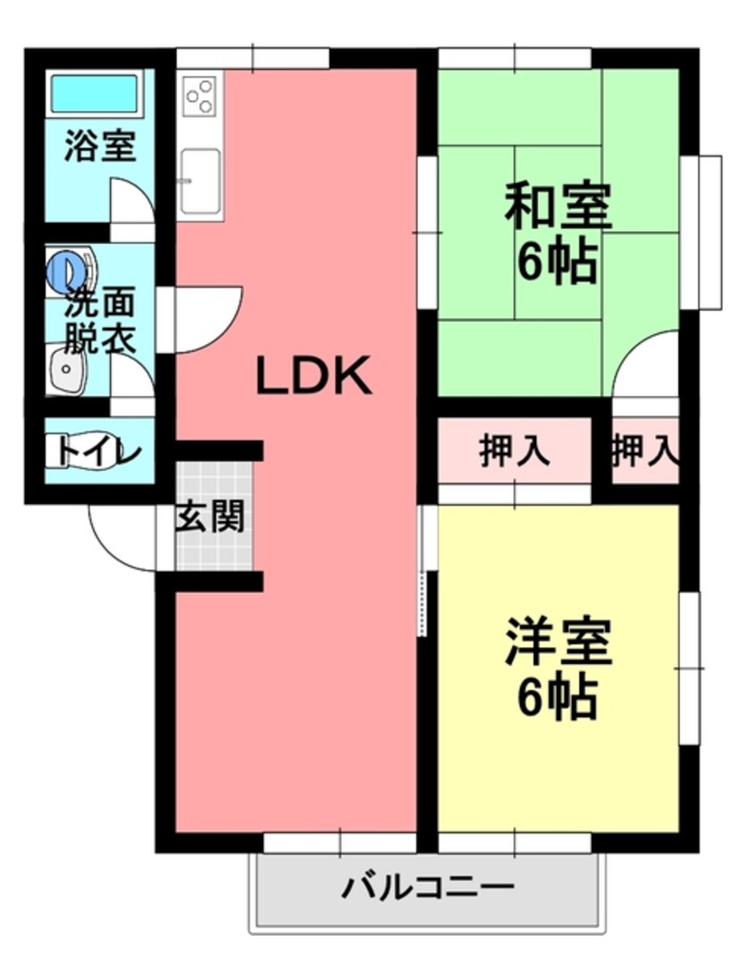 間取図 サンハイツＡ