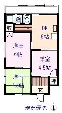 間取り図 長岡コーポ
