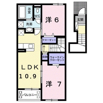 間取図 エンゼル　ハート