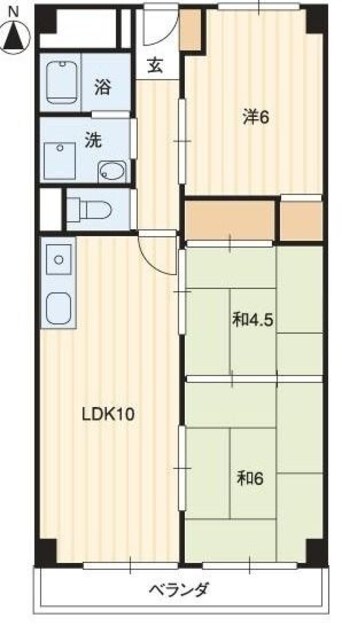 間取図 城北マンション
