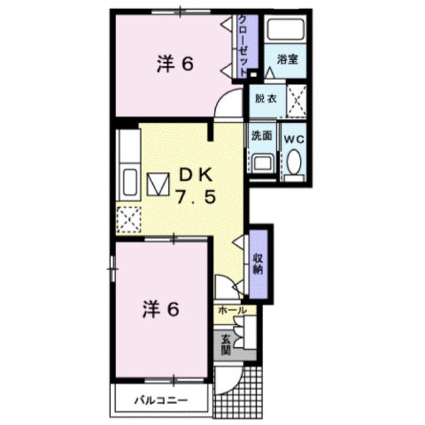 間取図 ツインコムＢ