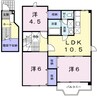 エスポワール　Ｂ 3LDKの間取り