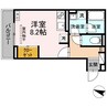 西町SUZUKAZE 1Rの間取り