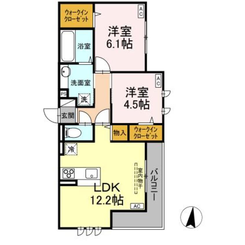 間取図 トリシア南蔵王