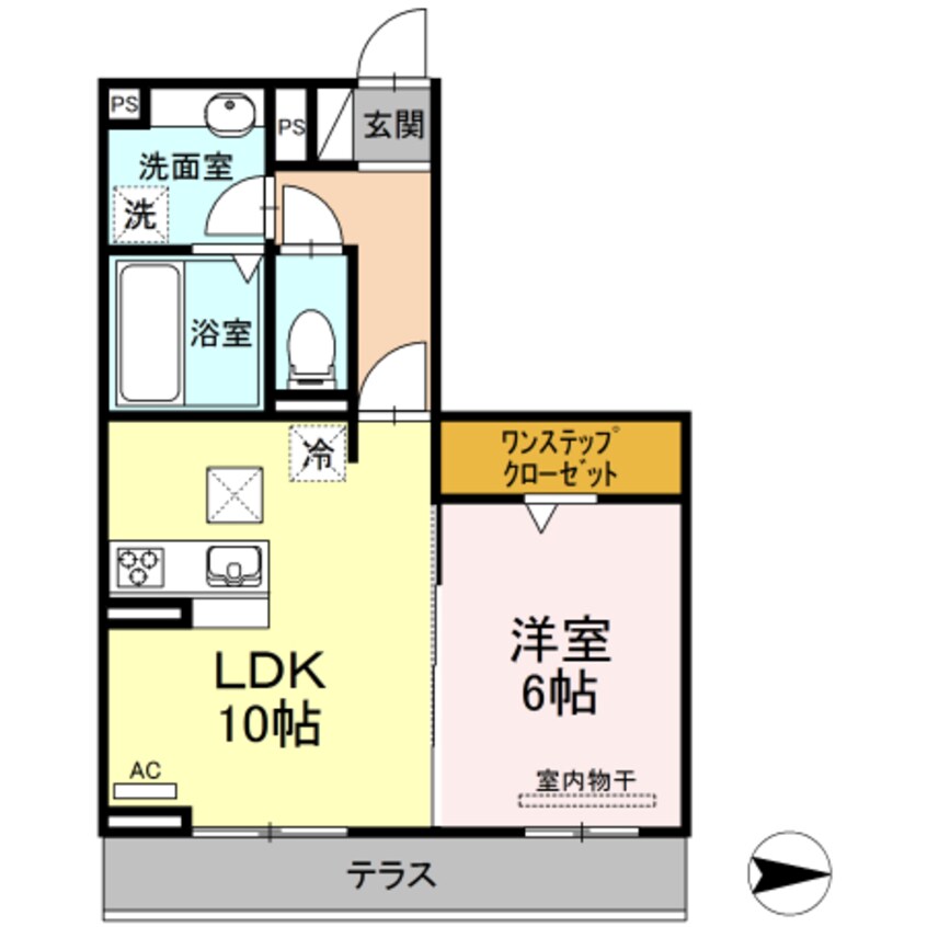 間取図 Ｄ－グレイス　A