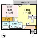 セジュール長江の間取図