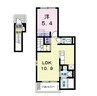 エクセレント山口 1LDKの間取り