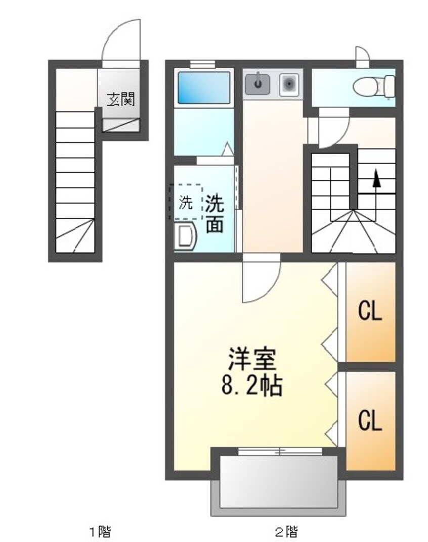 間取図 apartment IN WEST