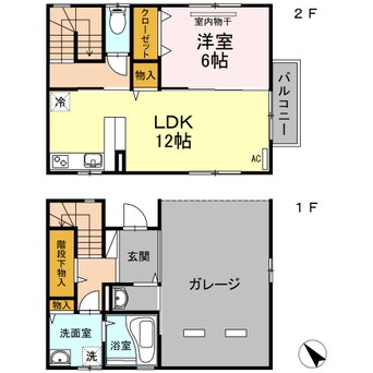 間取図 クレールコート
