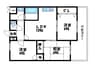 サンシャトー 3LDKの間取り