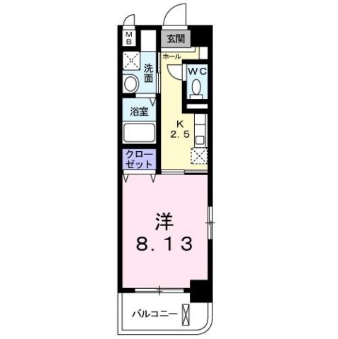 間取り図 サニーソレイユ南蔵王