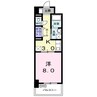 ヴィアーレ　光南 1Kの間取り