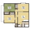 アナポリス Ｃ棟 3DKの間取り