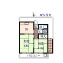 高垣アパートの間取図