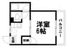 メゾンXYZ 1Kの間取り