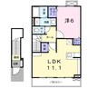 ライトコート　Ｂ 1LDKの間取り