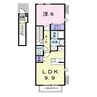 クレメント　Ａ 1LDKの間取り