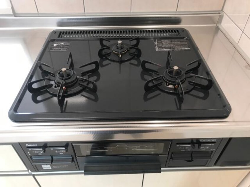 3口グリル付ガスコンロ シュエット