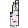 カレント沖野上 1Rの間取り