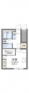 レオパレスコンフォート山手Ａ 1Kの間取り
