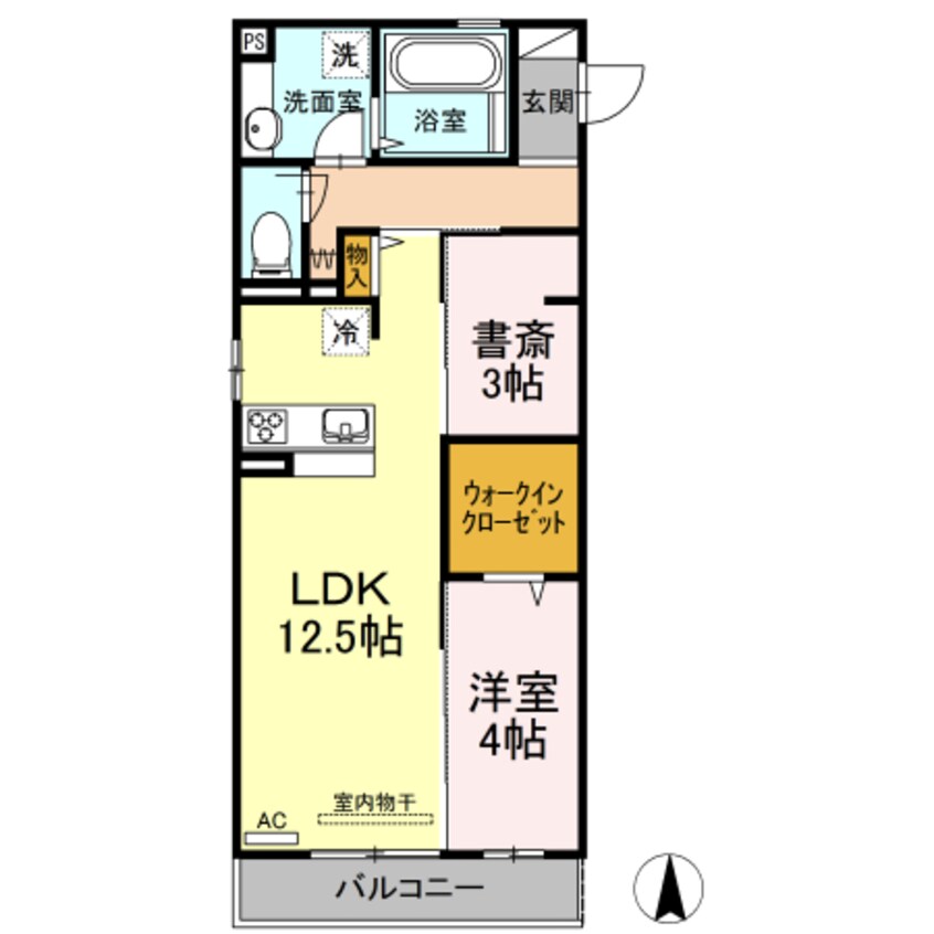 間取図 D-ROOMセレーノ