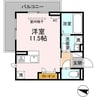 リライズ東雲 1Rの間取り