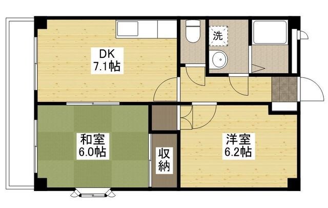 間取り図 あかりB