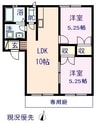 パレアS21 2LDKの間取り