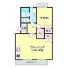 原田マンション 1LDKの間取り